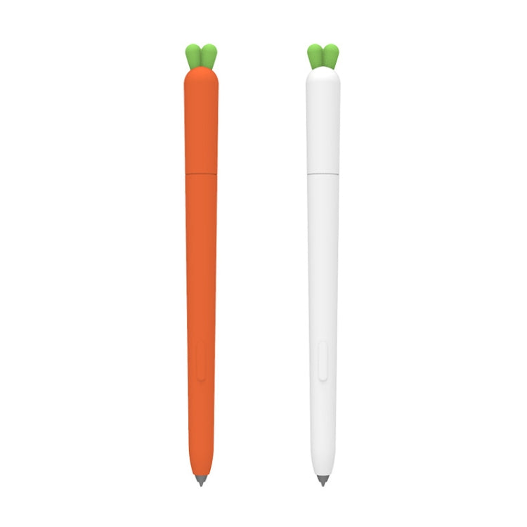 Cute Carrot Liquid Silicone Protective Cover for Samsung Galaxy Tab S6 Lite