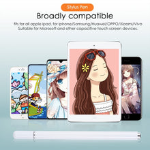 Load image into Gallery viewer, 366 Universal Silicone Disc Nib Capacitive Stylus Pen with Magnetic Cap