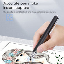 Load image into Gallery viewer, Universal Silicone Disc Nib Capacitive Stylus Pen, Stylus Black, Stylus Green, Stylus Gold, Stylus Blue, Stylus Purple, Stylus Red, Stylus Rose Red, Stylus Silver, Stylus Sky Blue