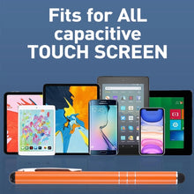 Load image into Gallery viewer, Universal Three Rings Mobile Phone Writing Pen, Phone Writing Pen Orange, Phone Writing Pen Green, Phone Writing Pen Gold, Phone Writing Pen Purple, Phone Writing Pen Red, Phone Writing Pen Sky Blue, Phone Writing Pen White, Phone Writing Pen Black