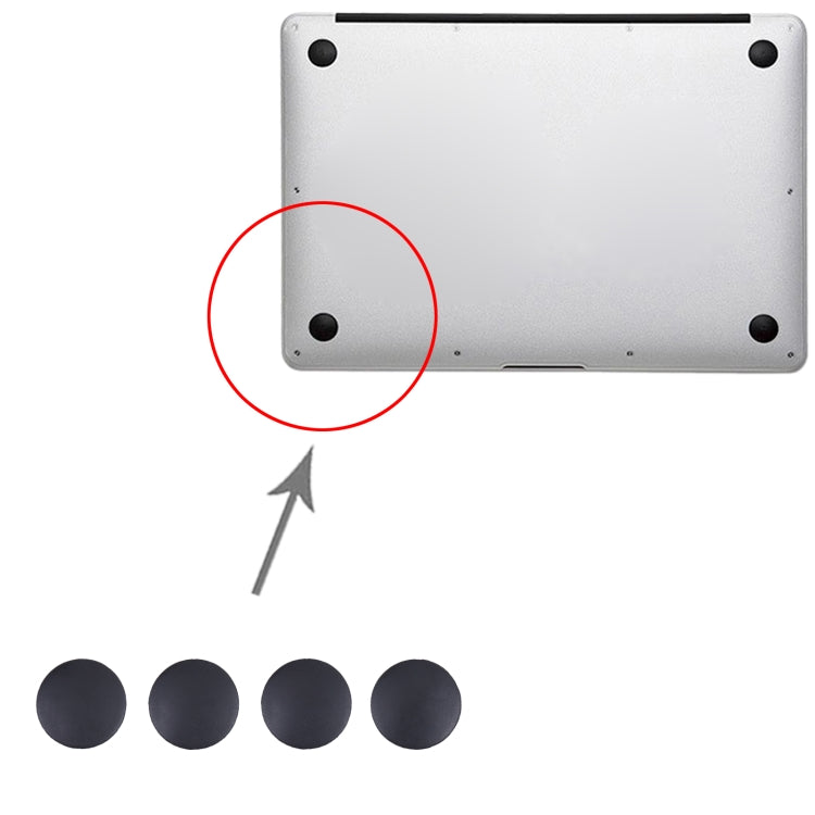 4 PCS Non-Slip Bottom Rubber Cooling Mat Pad Feet for Apple MacBook Air 13 inch A1932