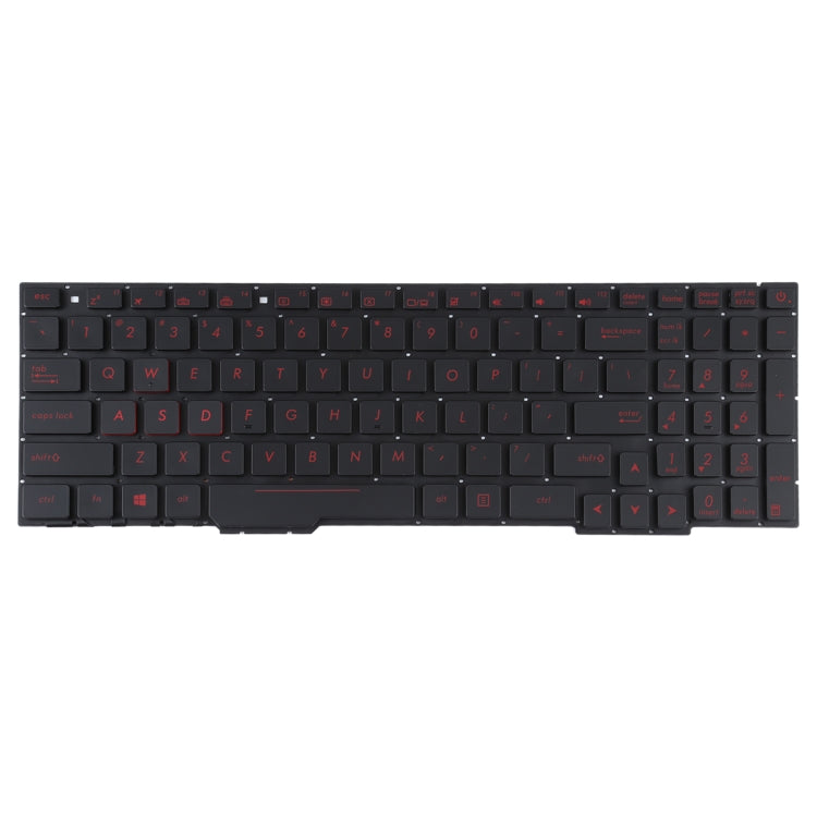 For Asus GL553VW ZX53V FX53VD ZX553 FX753 GL753 US Version Keyboard with Backlight