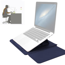 Load image into Gallery viewer, 4 in 1 Universal Waterproof PU Leather Laptop Liner Bag with Handle &amp; Stand &amp; Pen Holder + 2 Winders + Mouse Bag + Charger Bag Set for 13  / 14 inch Laptops, 13 / 14 inch