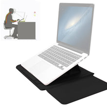 Load image into Gallery viewer, 4 in 1 Universal Waterproof PU Leather Laptop Liner Bag with Handle &amp; Stand &amp; Pen Holder + 2 Winders + Mouse Bag + Charger Bag Set for 15 inch Laptops, 15 inch