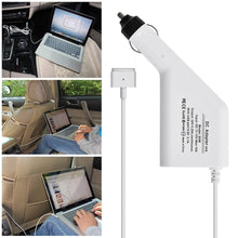 Load image into Gallery viewer, 85W 20V 4.25A 5 Pin T Style MagSafe 2 Car Charger with 1 USB Port for Apple Macbook A1398 / A1424 / MC975 / MC976 / ME664 / ME665, Length: 1.7m