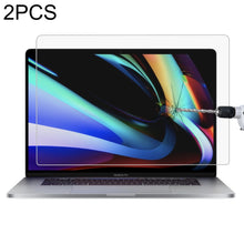 Load image into Gallery viewer, 2 PCS For MacBook Pro 16 inch 9H Laptop Screen Tempered Glass Protective Film