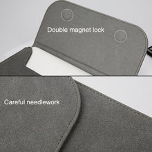 Load image into Gallery viewer, 2 in 1 Horizontal Matte Leather Laptop Inner Bag + Power Bag for MacBook 12 inch A1534 (2015 - 2017)