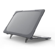 Load image into Gallery viewer, For Macbook Pro 13.3 inch (A1708) &amp; with Touchbar (A1706) Laptop TPU + PC Folding Shockproof Protective Case with Holder, For Macbook Pro 13.3 inch with Touch Bar