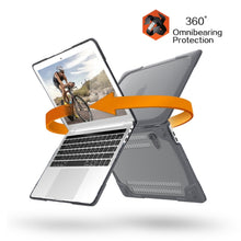 Load image into Gallery viewer, For Macbook Pro 13.3 inch (A1708) &amp; with Touchbar (A1706) Laptop TPU + PC Folding Shockproof Protective Case with Holder