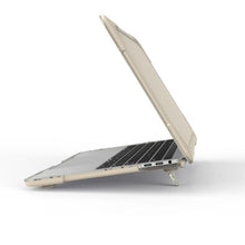 Load image into Gallery viewer, For Macbook Pro 13.3 inch (A1708) &amp; with Touchbar (A1706) Laptop TPU + PC Folding Shockproof Protective Case with Holder, For Macbook Pro 13.3 inch with Touch Bar