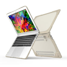 Load image into Gallery viewer, For Macbook Pro 13.3 inch (A1708) &amp; with Touchbar (A1706) Laptop TPU + PC Folding Shockproof Protective Case with Holder, For Macbook Pro 13.3 inch with Touch Bar