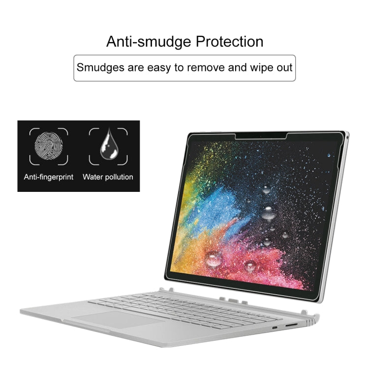 0.4mm 9H Surface Hardness Full Screen Tempered Glass Film for Microsoft Surface Book 2 13.5 inch