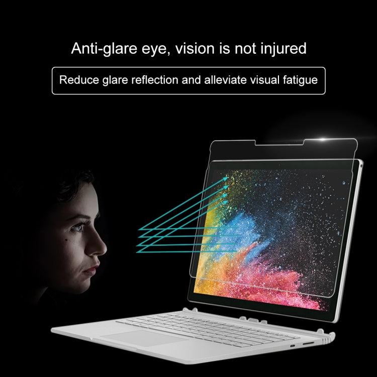 0.4mm 9H Surface Hardness Full Screen Tempered Glass Film for Microsoft Surface Book 2 13.5 inch