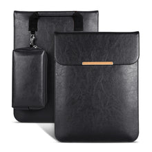 Load image into Gallery viewer, 13.3 inch Laptop 2 in 1 PU Leather Sleeve Liner Bag with Mouse Storage Bag