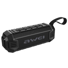 Load image into Gallery viewer, awei Y280 IPX4 Bluetooth Speaker Power Bank with Enhanced Bass, Built-in Mic, Support FM / USB / TF Card / AUX