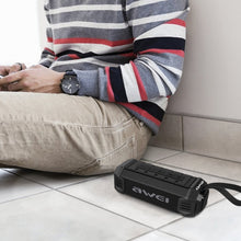 Load image into Gallery viewer, awei Y280 IPX4 Bluetooth Speaker Power Bank with Enhanced Bass, Built-in Mic, Support FM / USB / TF Card / AUX