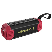 Load image into Gallery viewer, awei Y280 IPX4 Bluetooth Speaker Power Bank with Enhanced Bass, Built-in Mic, Support FM / USB / TF Card / AUX