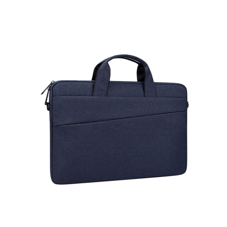 ST03S 13.3 inch Double Side Pockets Wearable Oxford Cloth Soft Handle Portable Laptop Tablet Bag, 13.3 inch Black, 13.3 inch Pink, 13.3 inch Grey, 13.3 inch Deep Space Gray, 13.3 inch Navy Blue