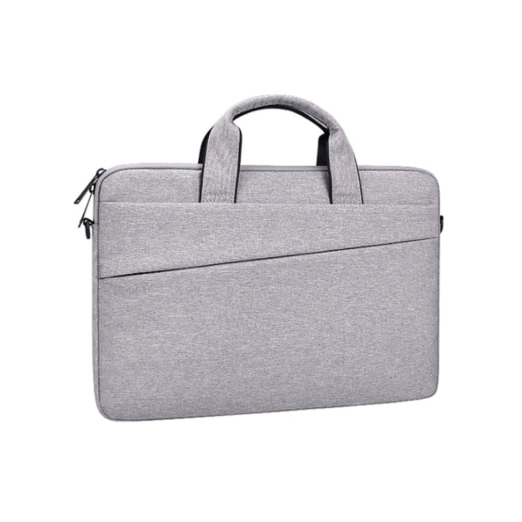 ST03S 15.6 inch Double Side Pockets Wearable Oxford Cloth Soft Handle Portable Laptop Tablet Bag, 15.6 inch Black, 15.6 inch Pink, 15.6 inch Grey, 15.6 inch Deep Space Gray, 15.6 inch Navy Blue