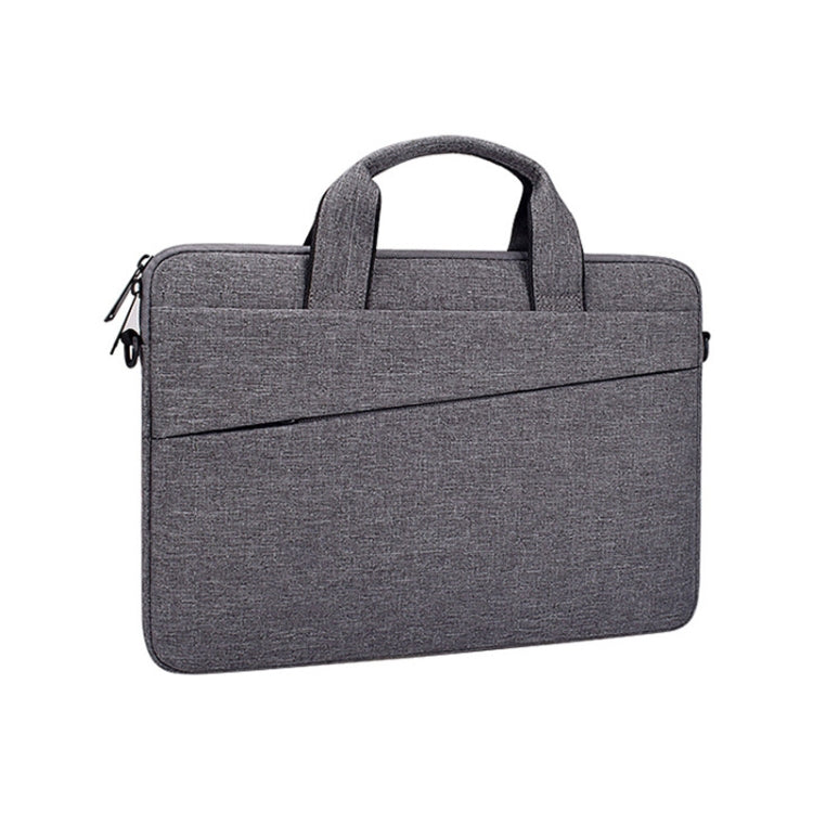 ST03S 15.6 inch Double Side Pockets Wearable Oxford Cloth Soft Handle Portable Laptop Tablet Bag, 15.6 inch Black, 15.6 inch Pink, 15.6 inch Grey, 15.6 inch Deep Space Gray, 15.6 inch Navy Blue