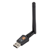 Load image into Gallery viewer, 600Mbps 2.4GHz + 5Hz AC Dual Band USB WIFI Adapter with Antenna