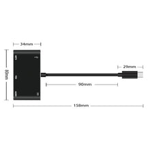 Load image into Gallery viewer, USB-C / Type-C to HDMI /VGA /USB 3.0 /PD Converter