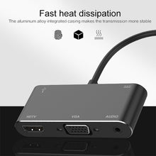 Load image into Gallery viewer, USB-C / Type-C to HDMI /VGA /USB 3.0 /PD Converter