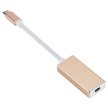Load image into Gallery viewer, USB-C / Type-C 3.1 Male to Mini DP Female HD Converter, Length: 12cm