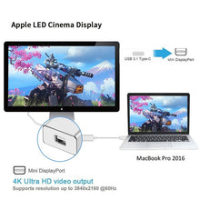 Load image into Gallery viewer, USB-C / Type-C 3.1 Male to Mini DP Female HD Converter, Length: 12cm