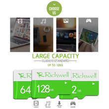Load image into Gallery viewer, Richwell 32GB High Speed Class 10 TF Memory Card, 32GB