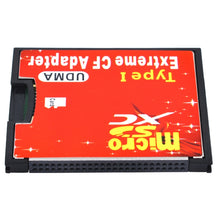 Load image into Gallery viewer, Micro SD to CF Compact Flash Memory Card Adapter, 1-Socket, 1-Socket