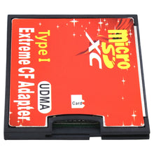 Load image into Gallery viewer, Micro SD to CF Compact Flash Memory Card Adapter, 1-Socket, 1-Socket