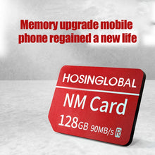 Load image into Gallery viewer, HOSINGLOBAL 90MB/s 128GB NM Card, 128GB
