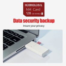 Load image into Gallery viewer, HOSINGLOBAL 90MB/s 128GB NM Card, 128GB