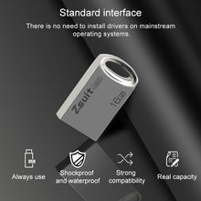 Load image into Gallery viewer, Zsuit 128GB USB 3.0 Mini Metal Ring Shape USB Flash Disk, 128GB USB 3.0