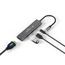 Load image into Gallery viewer, Blueendless 4 In 1 Multi-function Type-C / USB-C to HDMI + PD + Dual USB 3.0 HUB Expansion Dock, 4 In 1 HDMI + PD + Dual USB 3.0