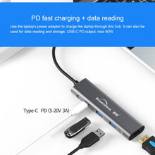 Load image into Gallery viewer, Blueendless 4 In 1 Multi-function Type-C / USB-C to HDMI + PD + Dual USB 3.0 HUB Expansion Dock, 4 In 1 HDMI + PD + Dual USB 3.0