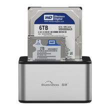 Load image into Gallery viewer, Blueendless 2.5 / 3.5 inch SATA USB 3.0 2 Bay Offline Copy Hard Drive Dock