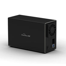 Load image into Gallery viewer, Blueendless USB-B Interface 3.5 inch 2 Bay RAID Combination Array HDD External Enclosure, USB-B
