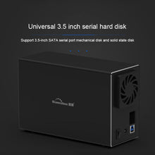 Load image into Gallery viewer, Blueendless USB-B Interface 3.5 inch 2 Bay RAID Combination Array HDD External Enclosure, USB-B
