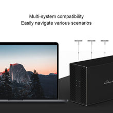 Load image into Gallery viewer, Blueendless Type-C / USB-C Interface 3.5 inch 2 Bay RAID Combination Array HDD External Enclosure, Type-C