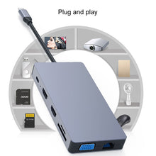 Load image into Gallery viewer, Blueendless 12 In 1 Multi-function Type-C / USB-C HUB Expansion Dock, 12 In 1