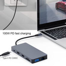 Load image into Gallery viewer, Blueendless 12 In 1 Multi-function Type-C / USB-C HUB Expansion Dock, 12 In 1