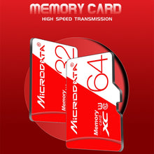 Load image into Gallery viewer, MICRODATA 16GB High Speed U1 Red and White TF(Micro SD) Memory Card, 16GB