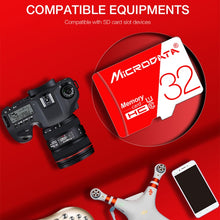 Load image into Gallery viewer, MICRODATA 16GB High Speed U1 Red and White TF(Micro SD) Memory Card, 16GB
