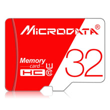 Load image into Gallery viewer, MICRODATA 32GB High Speed U1 Red and White TF(Micro SD) Memory Card, 32GB