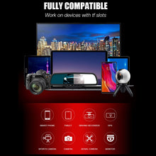 Load image into Gallery viewer, MICRODATA 16GB High Speed U1 Red and Black TF(Micro SD) Memory Card, 16GB