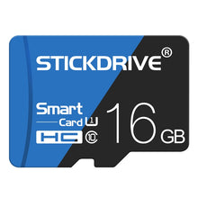 Load image into Gallery viewer, STICKDRIVE 16GB High Speed U1 Blue and Black TF(Micro SD) Memory Card, 16GB