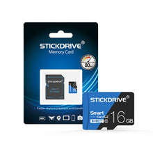Load image into Gallery viewer, STICKDRIVE 16GB High Speed U1 Blue and Black TF(Micro SD) Memory Card, 16GB