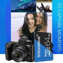 Load image into Gallery viewer, STICKDRIVE 16GB High Speed U1 Blue and Black TF(Micro SD) Memory Card, 16GB